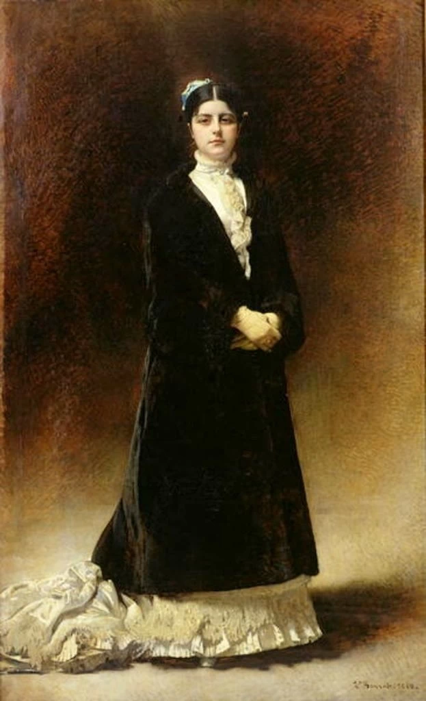 Léon Bonnat - Ritratto della contessa Emanuella Pignatelli Potocka, Musée Bonnat, Helleu, Bayonne